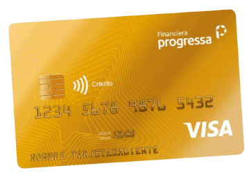 Tarjeta de crédito Progressa 4
